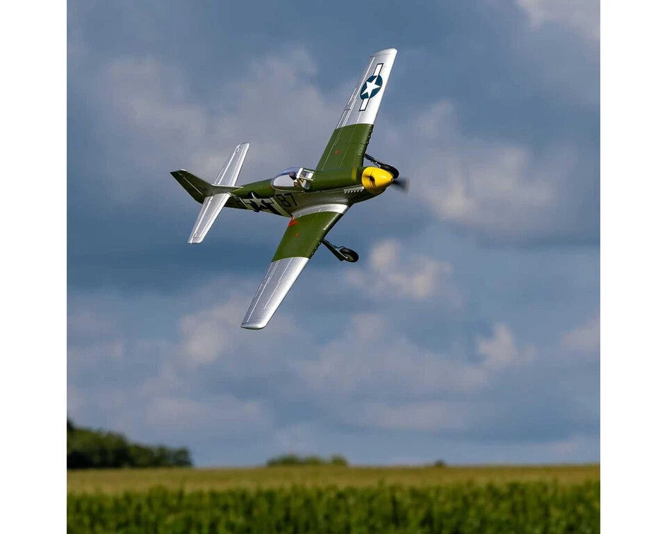 E-flite EFlite P51 P-51 P-51D Mustang 1.0m PNP Electric Airplane EFL02675