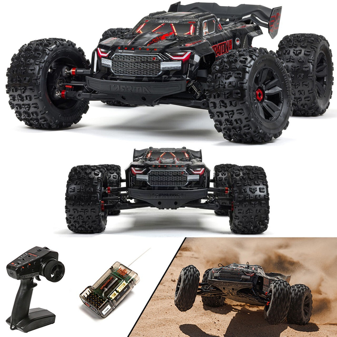 Arrma Kraton 8S BLX EXB Brushless RTR 1/5 4WD Monster Truck w/DX3 ARA5808V2T1