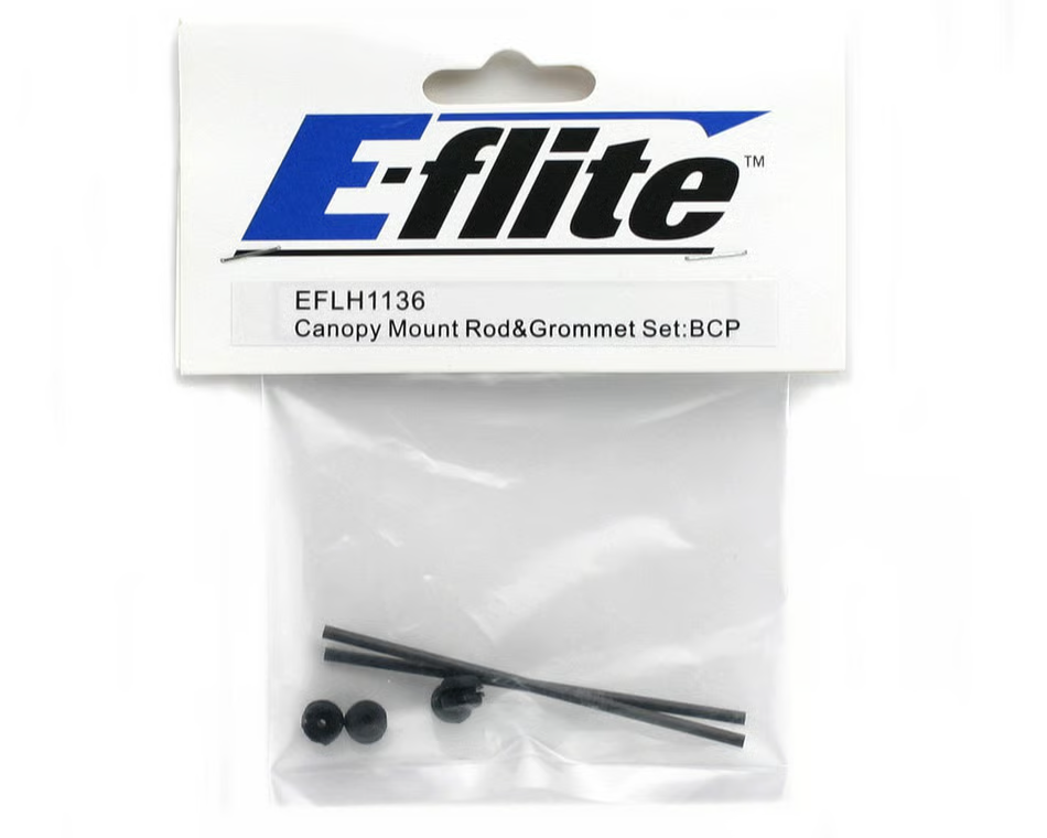 Eflite E-flite Blade CP BCP RC Helicopter Canopy Mount Rod & Grommet EFLH1136