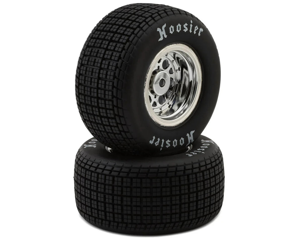 Losi 22S Sprint Rear Pre-Mounted Hoosier Tires (Chrome) (2) LOS-2442 LOS2442