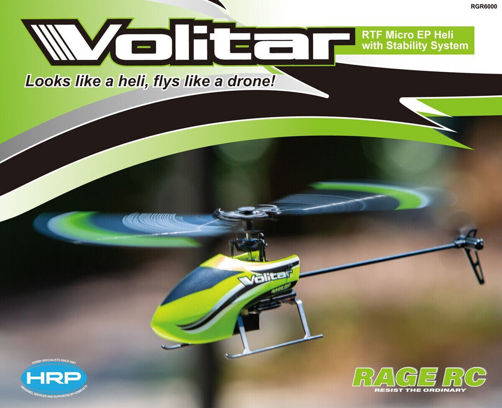 Rage RC Volitar RTF Micro RC Helicopter (Heli) with Stability System RGR6000
