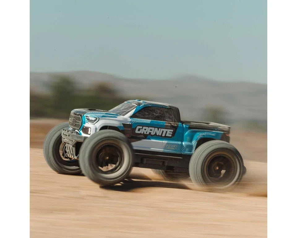 Arrma Granite 4x4 V4 223S DSC 1/10 RTR Brushless 4WD Monster Truck (Blue)