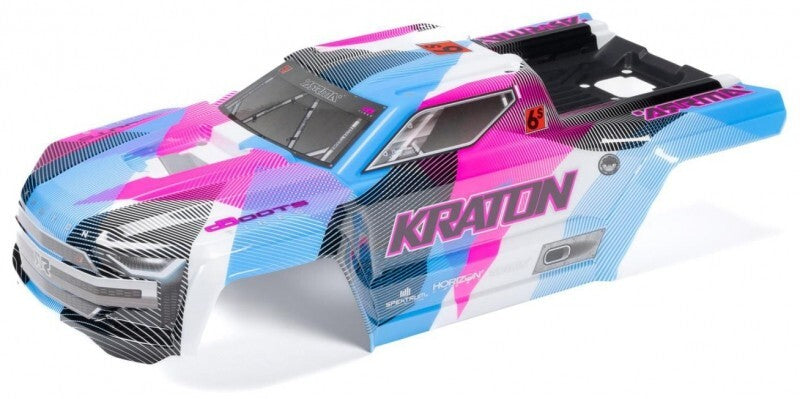 Arrma Kraton 6S Painted Decaled Trimmed Body Set Blue / Pink ARA-1518 ARA1518