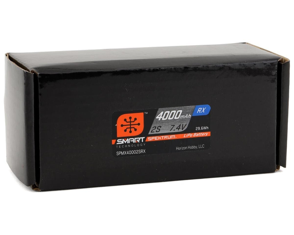 Spektrum 7.4V 4000mAh 2S 15C Smart LiPo Receiver RX Battery IC3 SPMX40002SRX