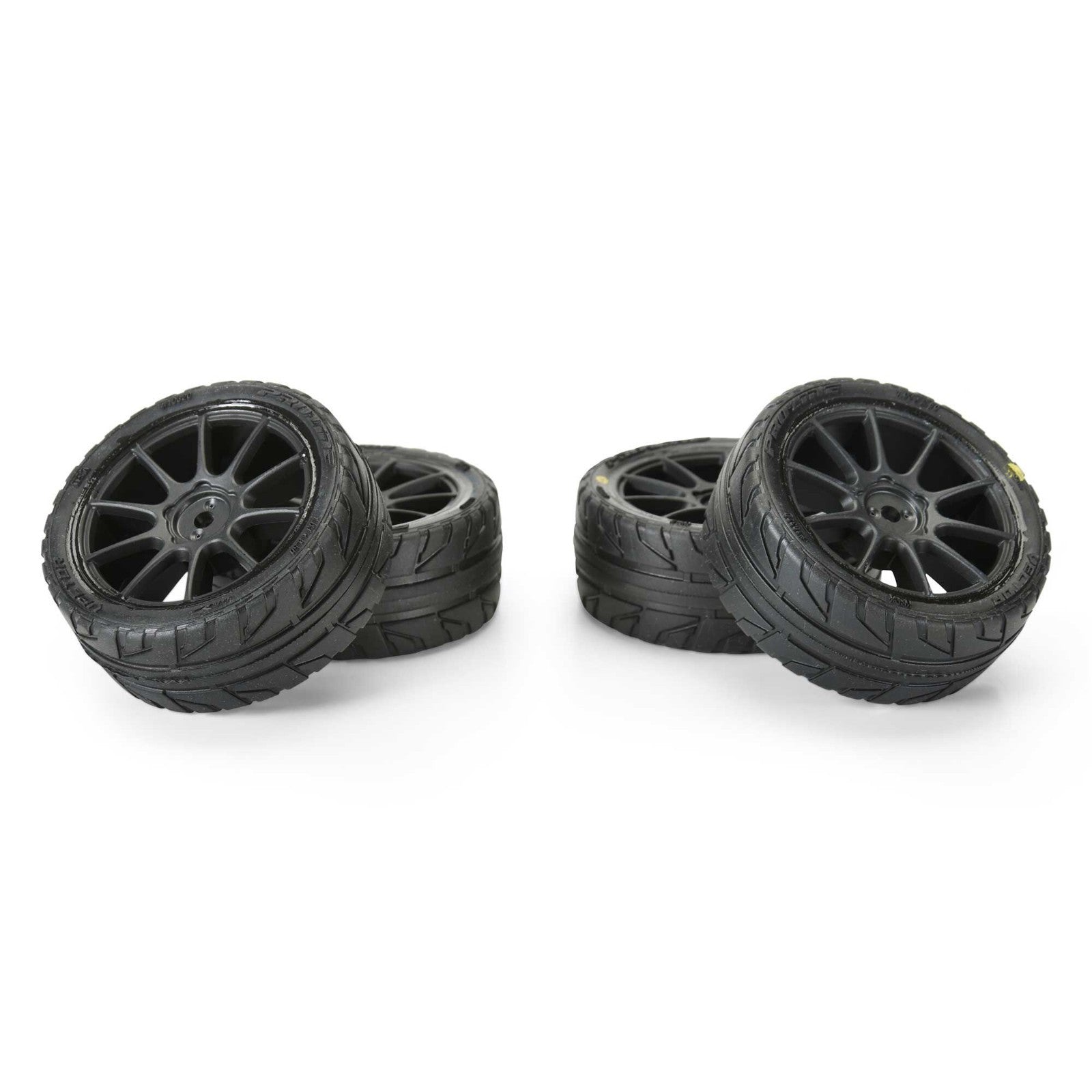 1/14 Vector Tire MTD 12mm Black Mach-10 Wheel (4): ARRMA TYPHON GROM