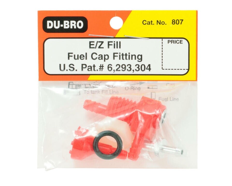 DuBro Kwik Fill Fuel RC Remote Control Model Airplane Nitro Can Fitting DUB807