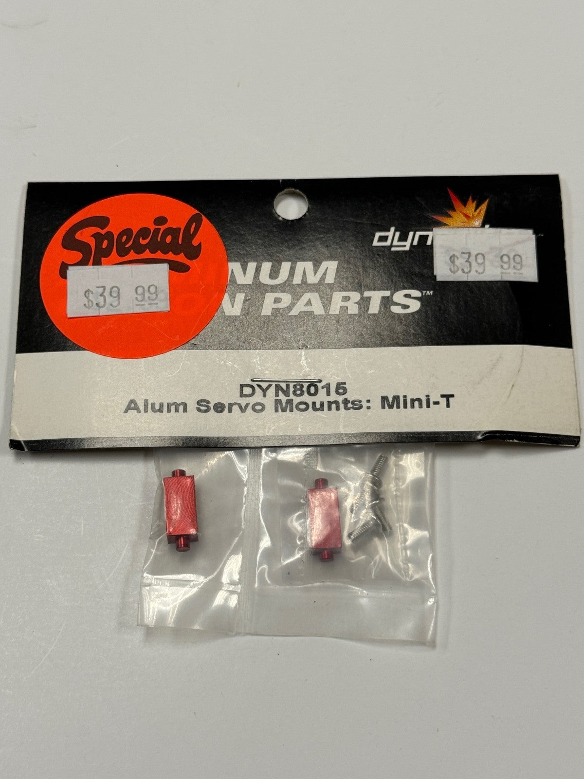 Losi Mini-T MiniT Dynamite Aluminum RC Truck Servo Mounts Red DYN8015