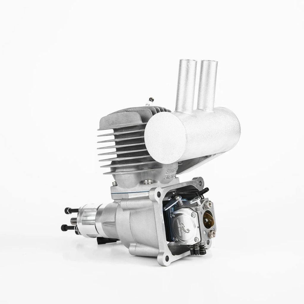 RCGF STINGER 63cc Pro SE Side Gas Two Stroke RC Airplane Engine w/ Pitts Muffler