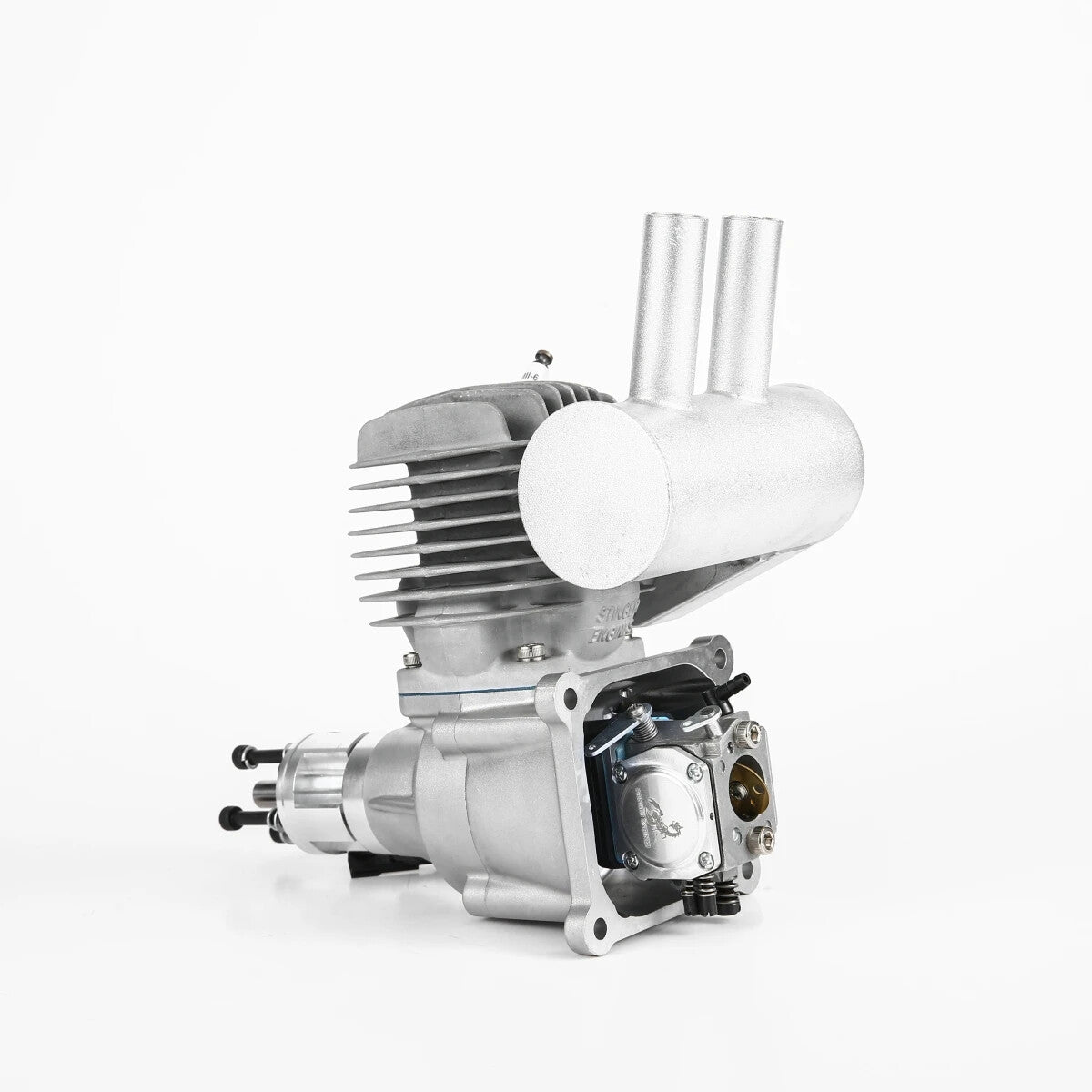 RCGF STINGER 63cc Pro SE Side Gas Two Stroke RC Airplane Engine w/ Pitts Muffler