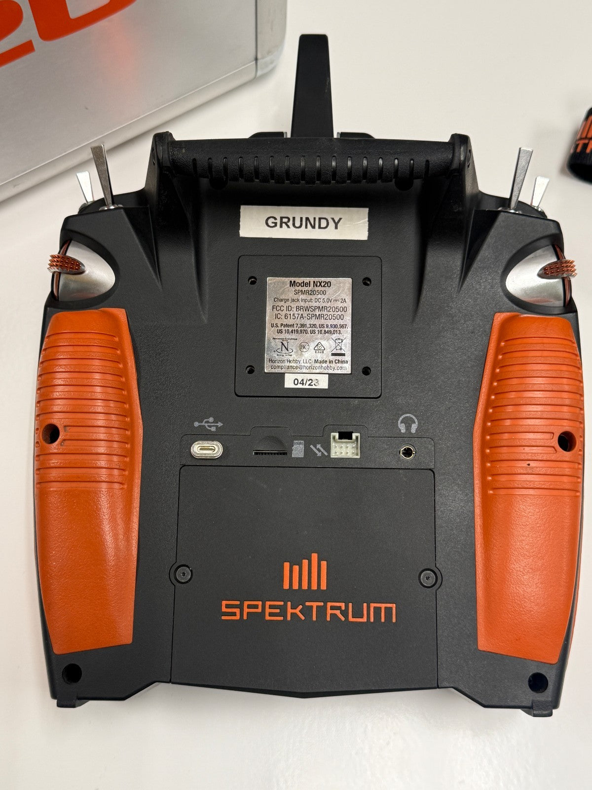 Spektrum RC NX20 2.4GHz DSMX 20-Channel Radio System Transmitter Only SPMR20500