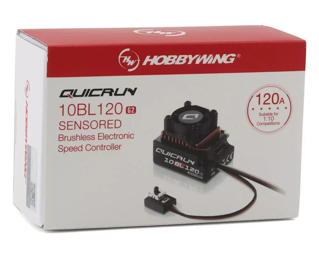 Hobbywing QuicRun 10BL120 G2 120A 1/10 Sensored Brushless ESC HWA30125002