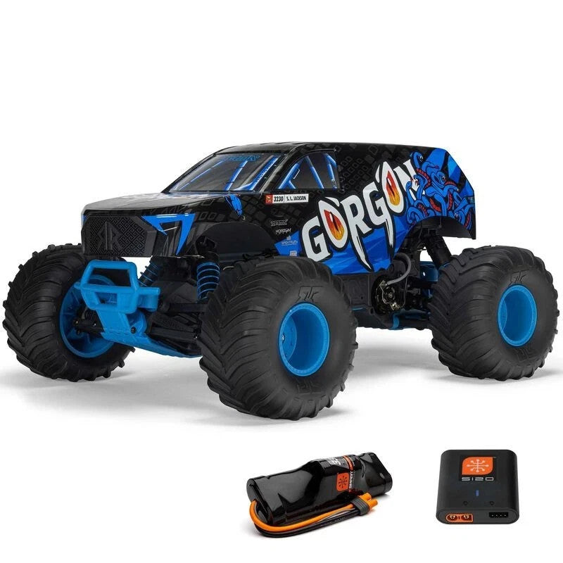 ARRMA Gorgon ARA3230ST5 2WD 1/10th Scale RTR RC Truck Blue w/ Battery & Charger