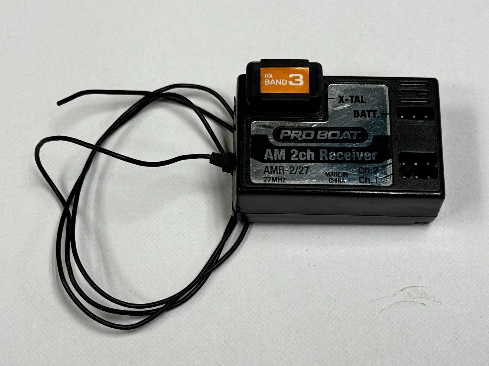 Vintage Excellent Pro Boat 27mhz Ch 3 AM RC Remote Control Car / Truck Receiver