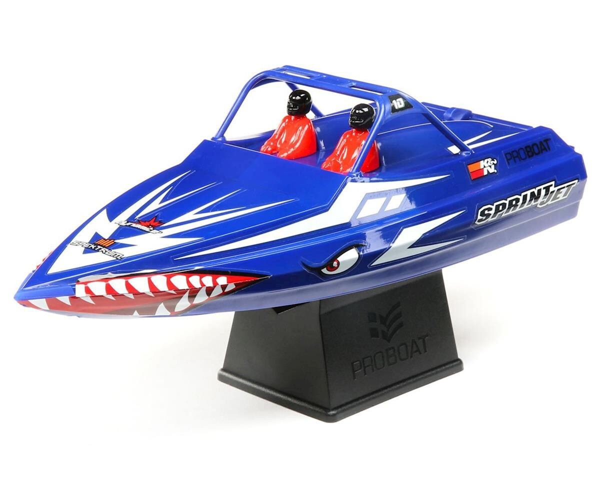 Pro Boat Sprint Jet 9 Inch RTR Ready To Run Electric Jet Boat Blue : SprintJet