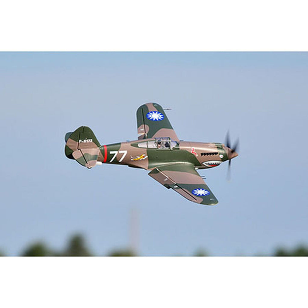 New P40 P-40 P-40B Flying Tiger 980mm RC Electric Model Airplane PNP with Reflex