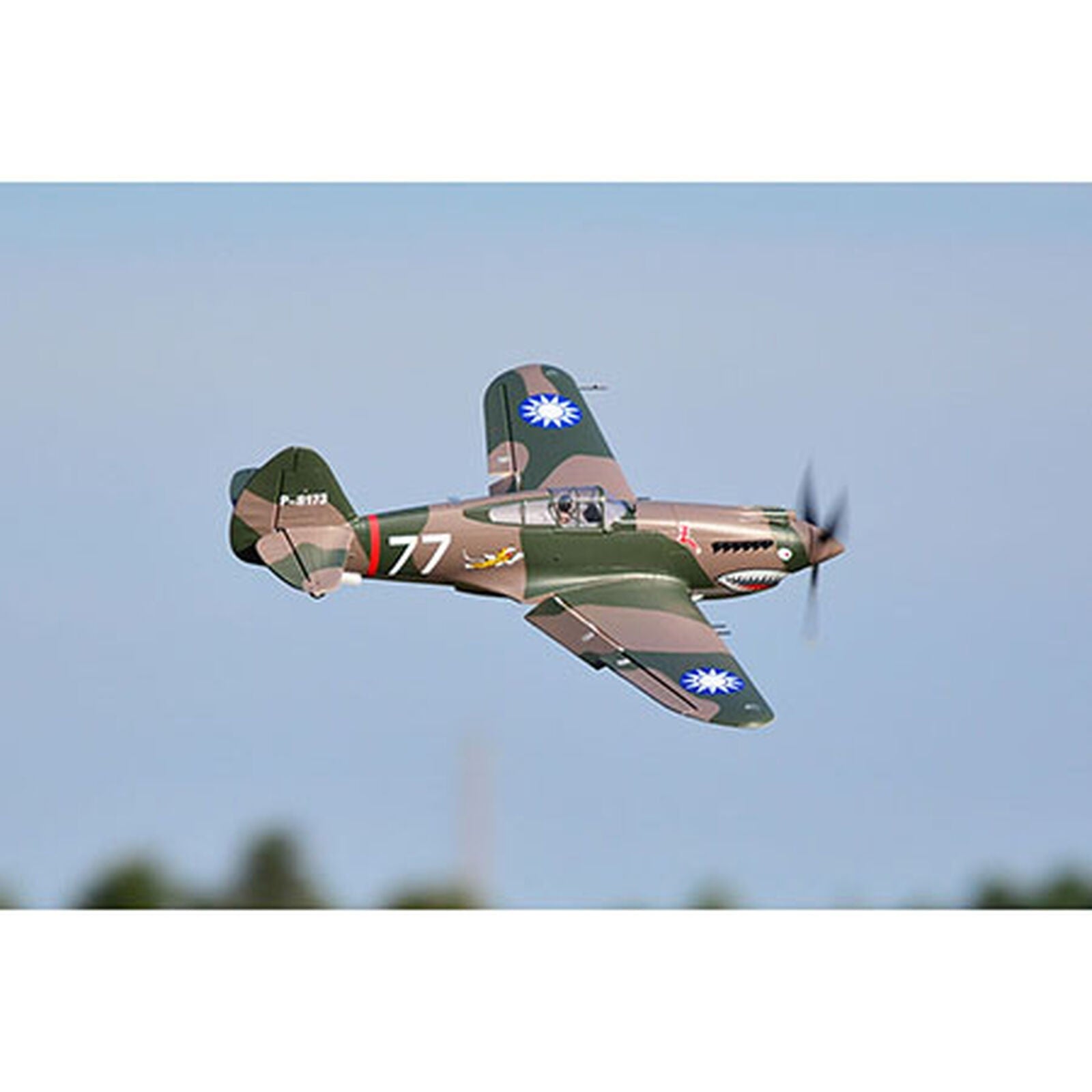 New P40 P-40 P-40B Flying Tiger 980mm RC Electric Model Airplane PNP with Reflex