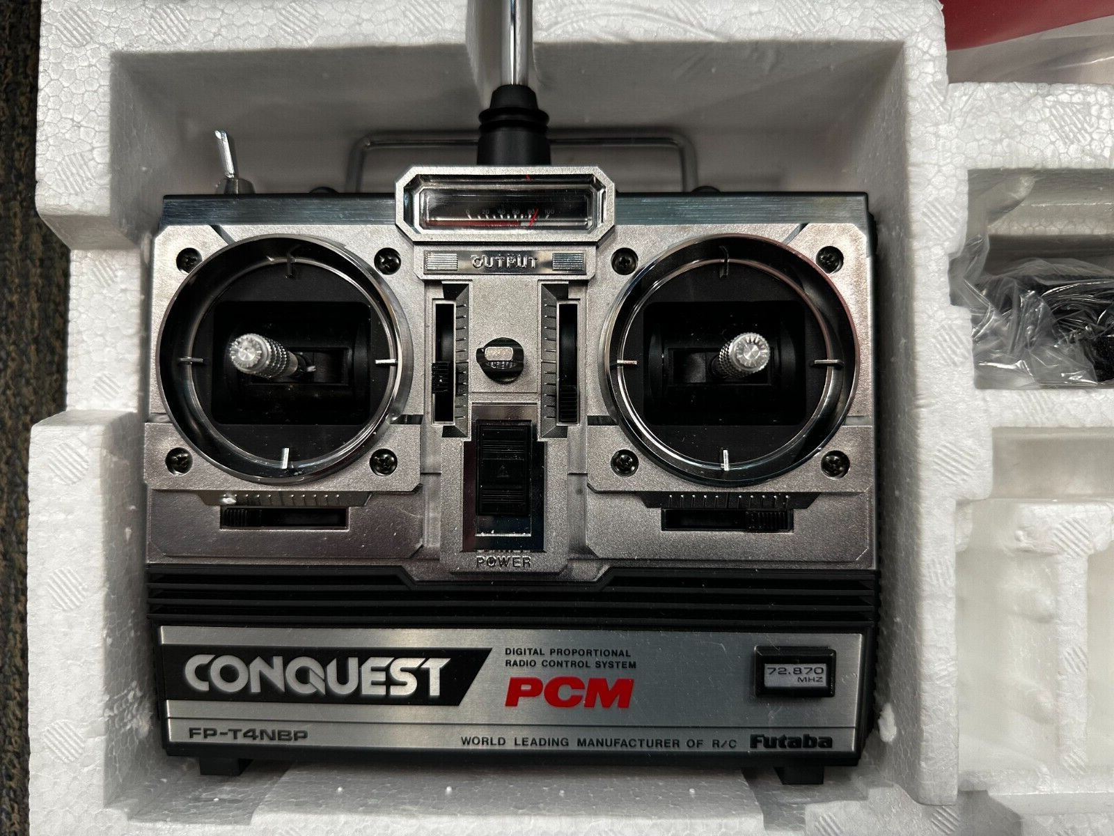 Excellent Futaba Conquest 72mhz PCM RC Remote Control Airplane Transmitter Ch 54