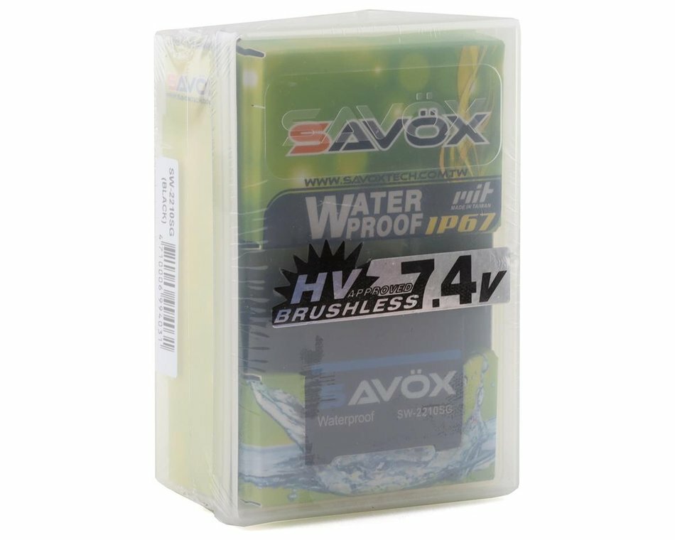 Savox SAVSW2210SG-BE SW2210 Waterproof High Voltage Brushless Digital RC Servo