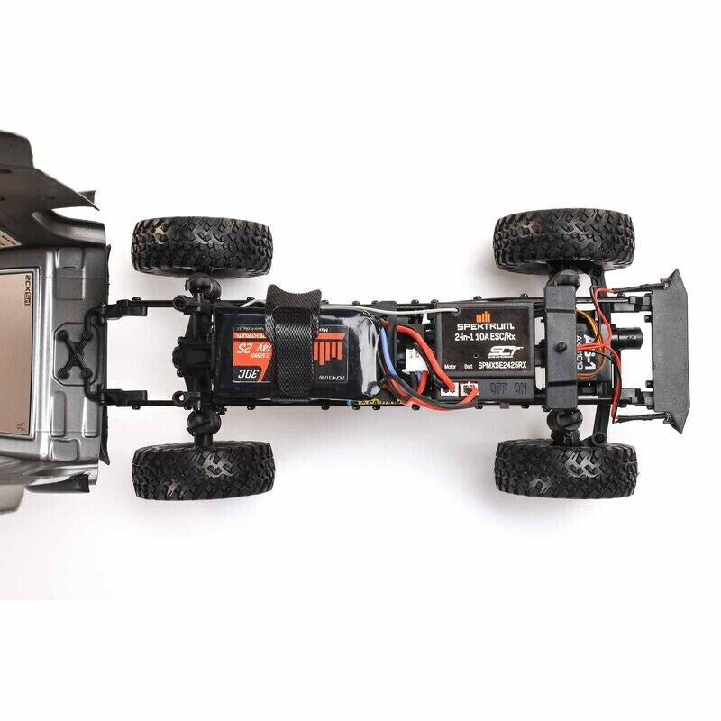 Axial AXI00002V3T3 SCX24 V3 RTR Ready To Run Jeep Wrangler Unlimited Body Gray