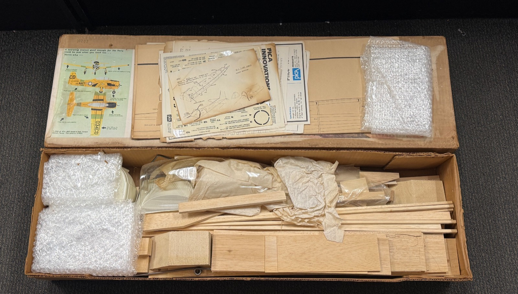 Vintage Pica Products T-28B T-28 T28 T28B Trojan RC Airplane Kit 60 Size NIB