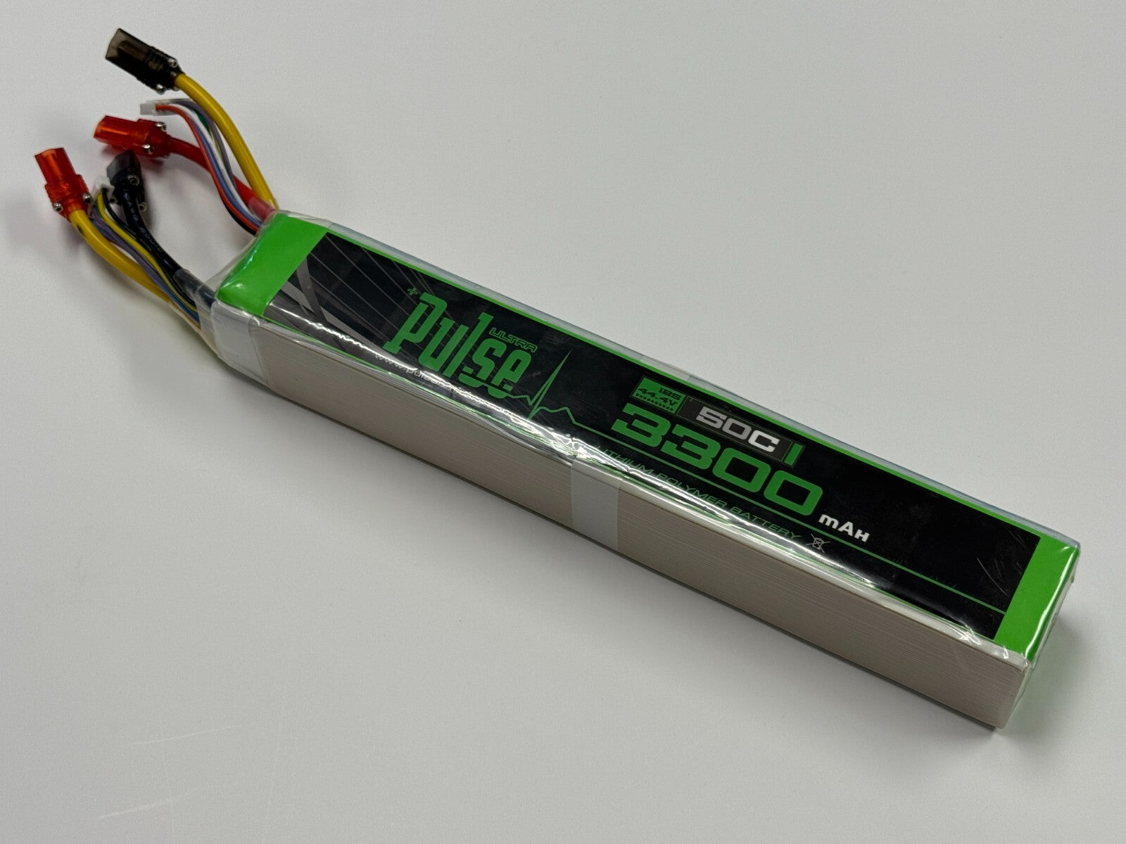 Excellent PULSE 3300mAh 50C 44.4V 12S RC Helicopter LiPo Battery - Supra X