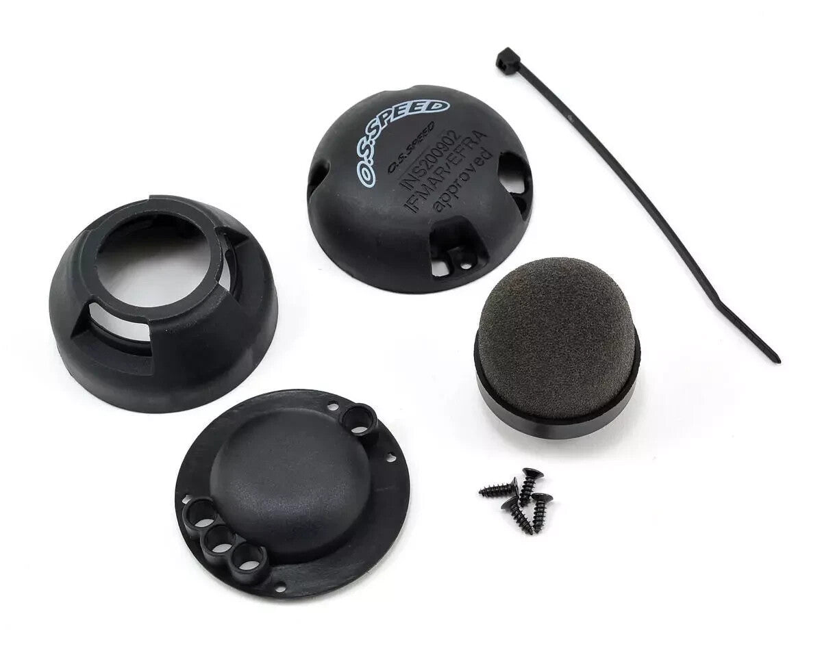O.S. OS .12 / .21 Induction Silencer RC Car On Road Air Filter System 72414000