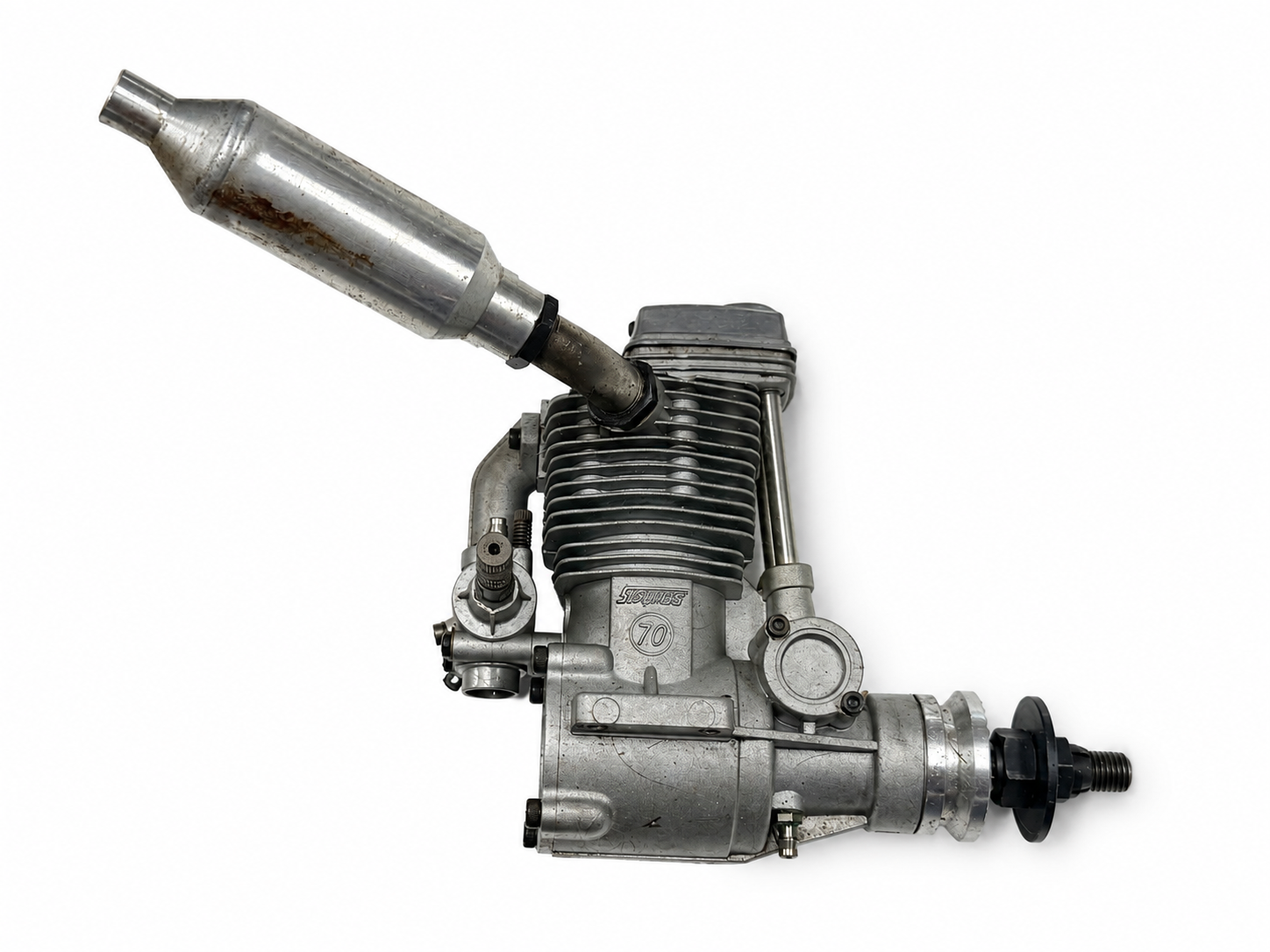 Really Nice OS .70 70 FS Four Stroke RC Nitro Airplane Engine With Muffler