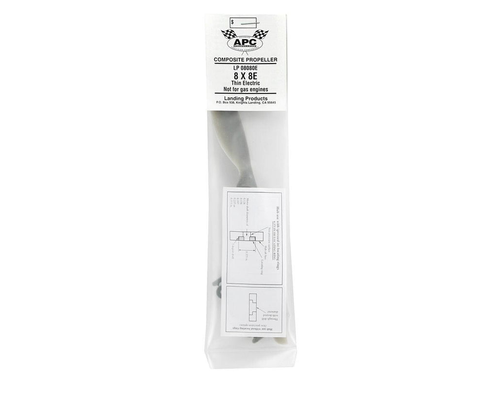 APC Electric RC Airplane Electric Airplane Prop Propeller 8 x 8E 8x8E 8x8 E