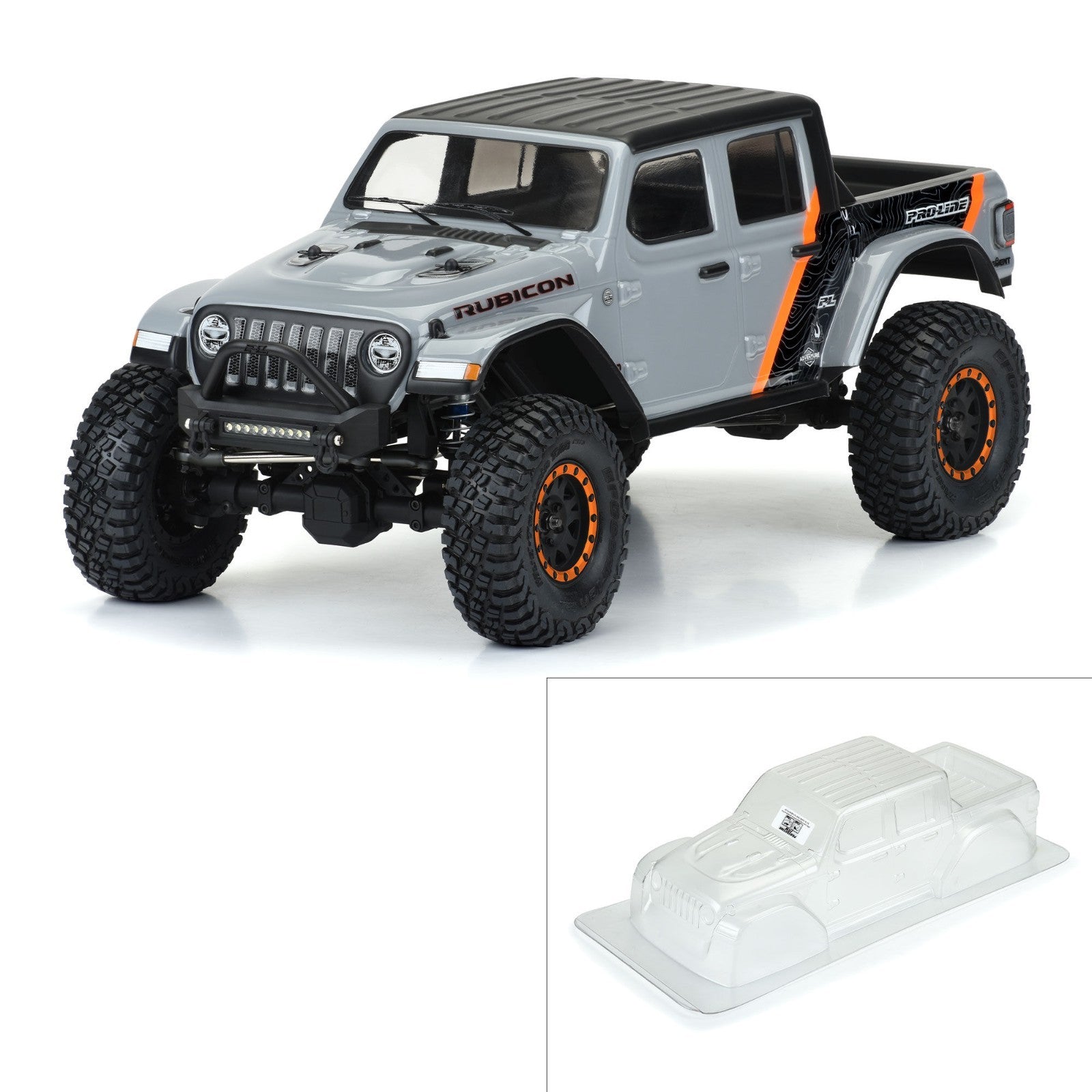 Proline 2020 Jeep Gladiator 1/10 Scale Clear Truck Body PRO353500 353500