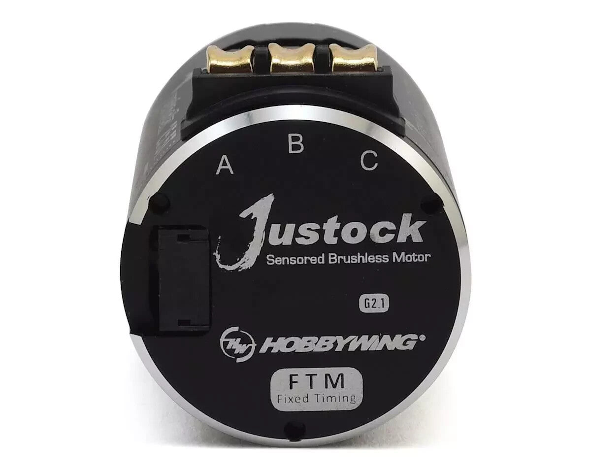 Hobbywing XERUN Justock 3650 SD G2.1 Sensored Brushless RC Car Motor (17.5T)