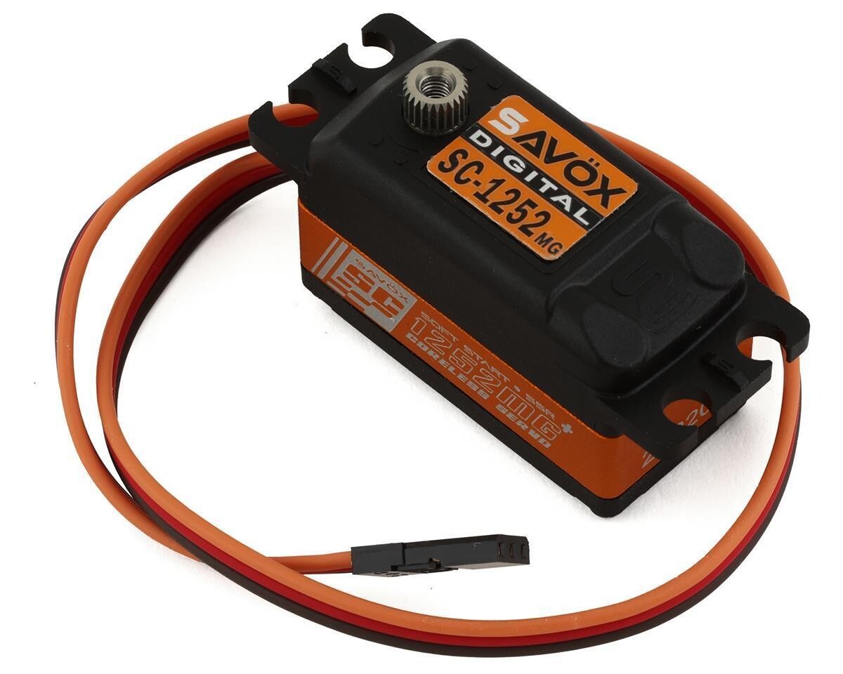 Savox SC-1252MGP 1252MGP Low Profile "Super Speed" Metal Gear Digital RC Servo