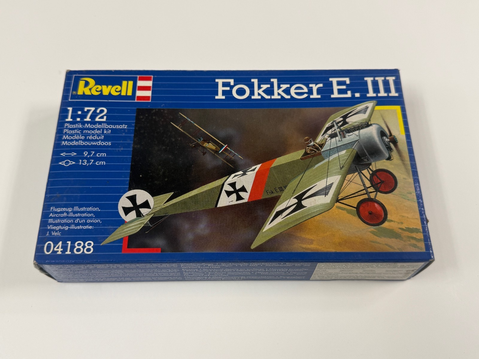 Revell 1/72 Fokker E. III Plastic Model Kit 04188 Rare Airplane Model Kit