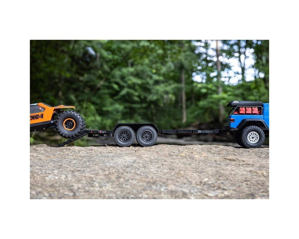 Axial SCX24 1/24th Scale Flat Bed Mini Vehicle Trailer w/LED Taillights AXI00009