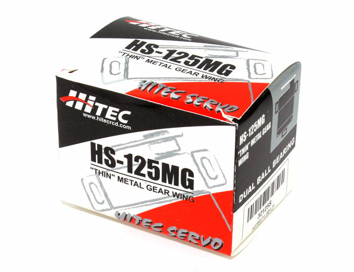 4 Pack Hitec HS-125MG Slim Metal Gear Wing RC Glider Servo HS125MG / HS125-MG