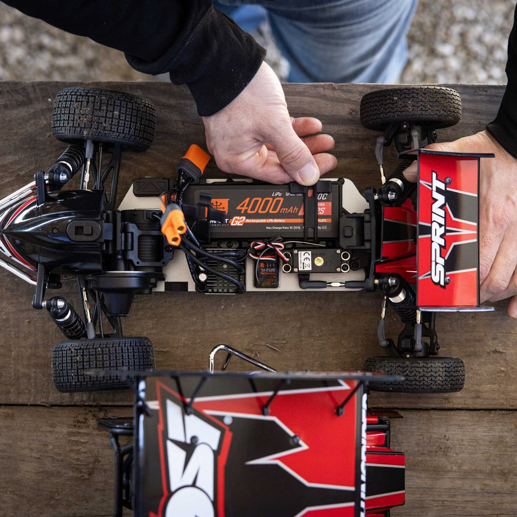 Losi 1/10 22S Sprint 2WD Brushless RTR With Battery & Charger, Red LOS-2359