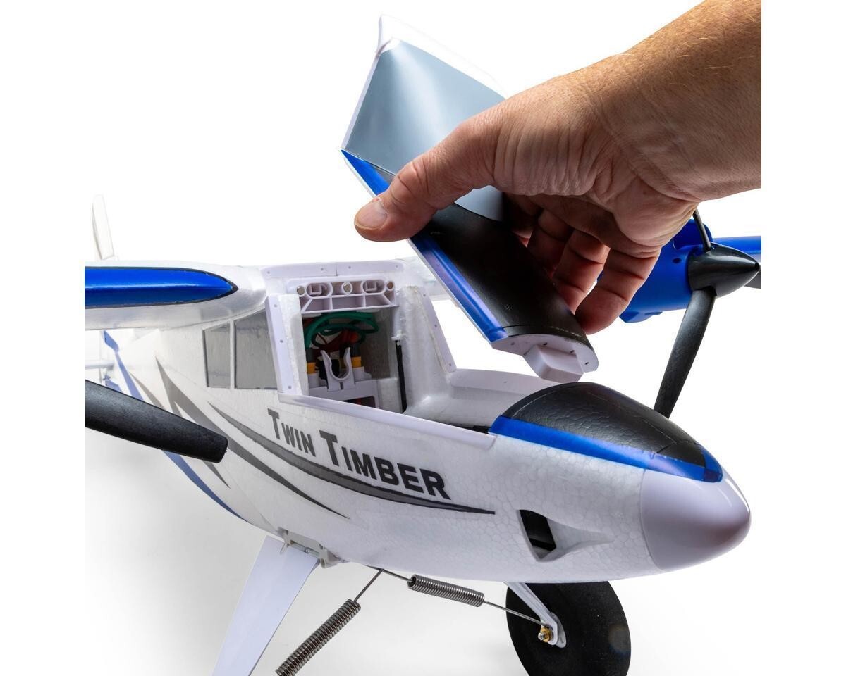 E-flite EFlite Twin Timber 1.6m PNP Plug in Play Electric Airplane EFL23875