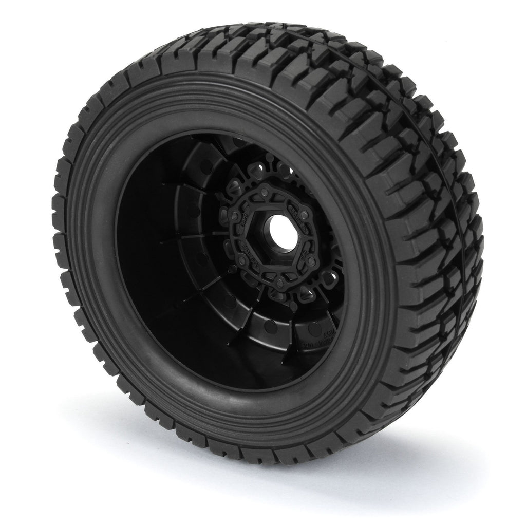 Proline 1/7 Mirage BELTED F/R Tires MTD 17mm Blk Raid : Mojave 6S UDR PRO1022410