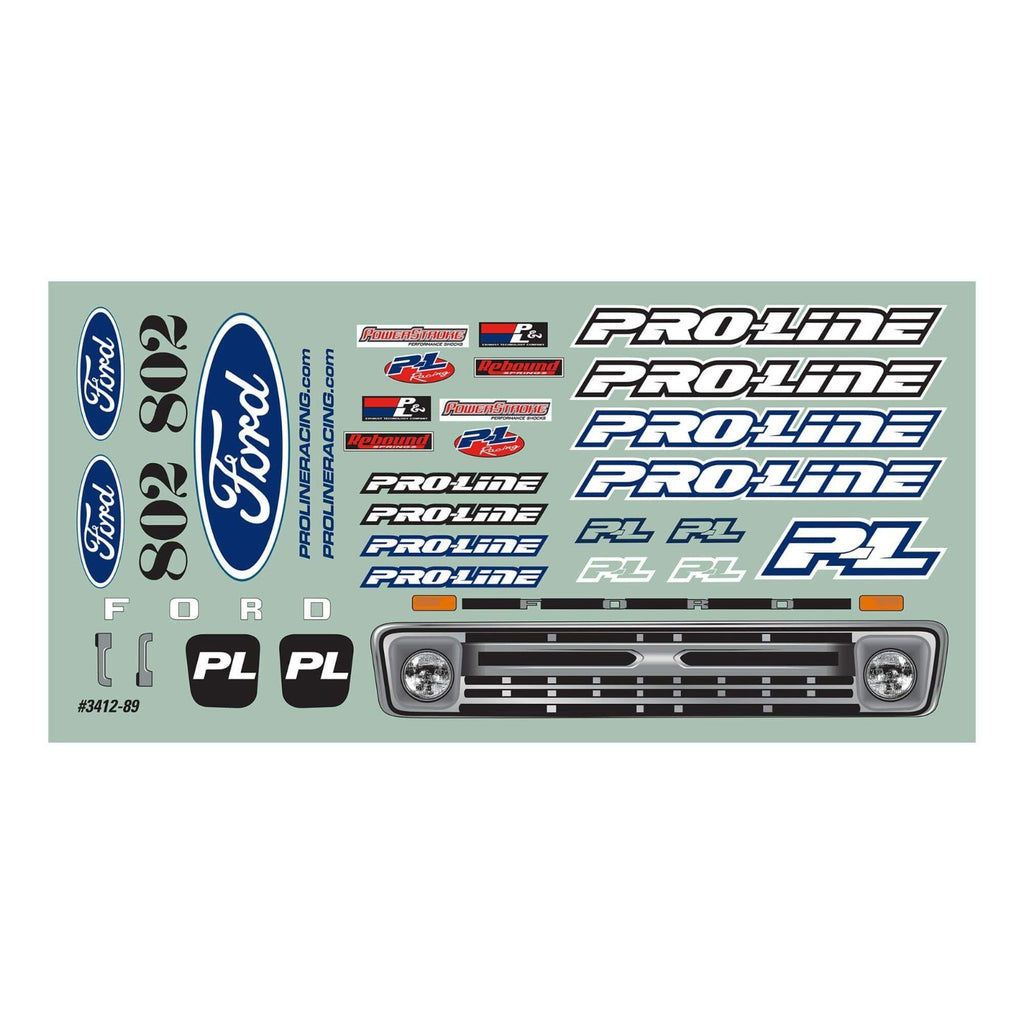 NEW Pro-Line 1966 Ford F-100 Clear Body for Traxxas Stampede 2WD 4x4 3412-00