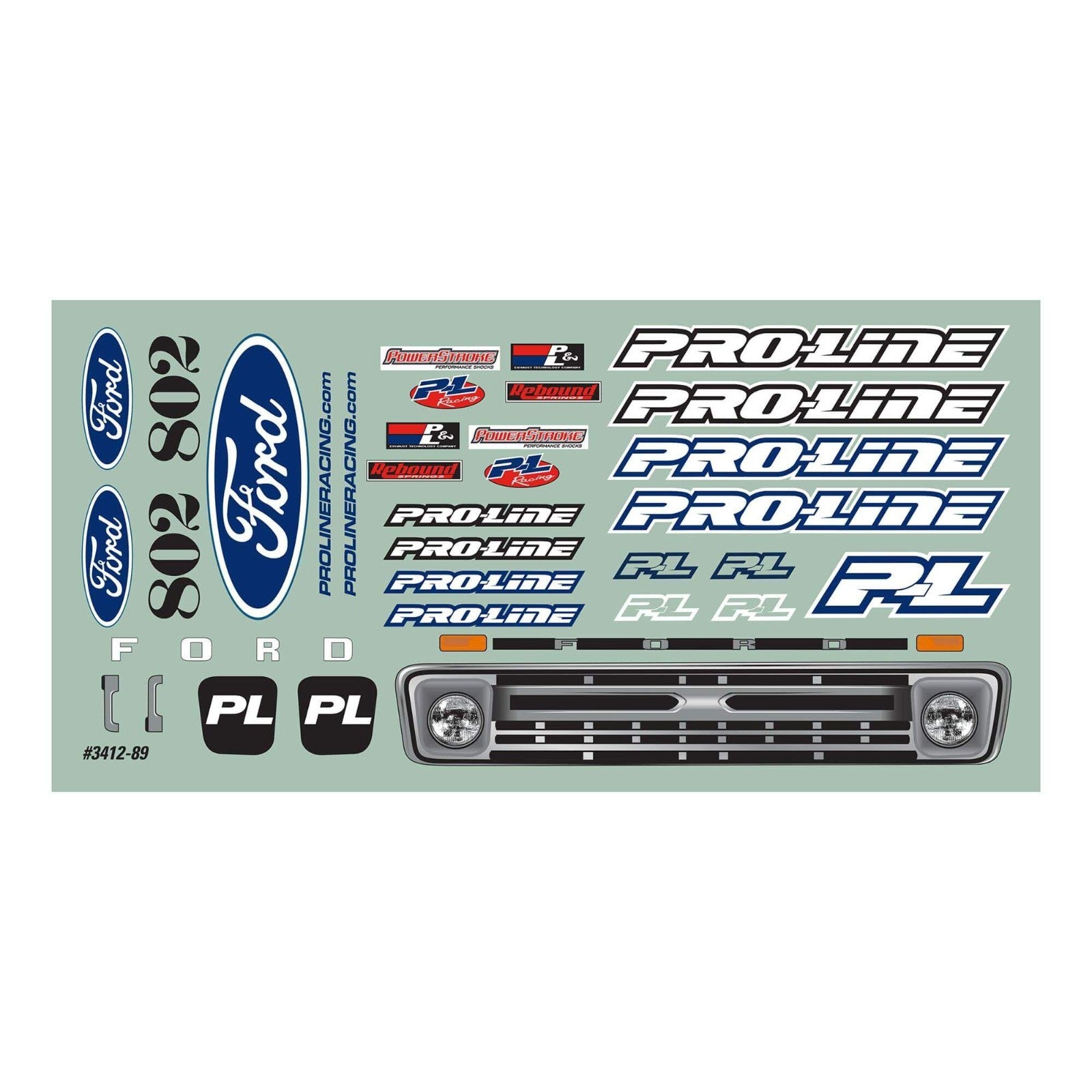 NEW Pro-Line 1966 Ford F-100 Clear Body for Traxxas Stampede 2WD 4x4 3412-00