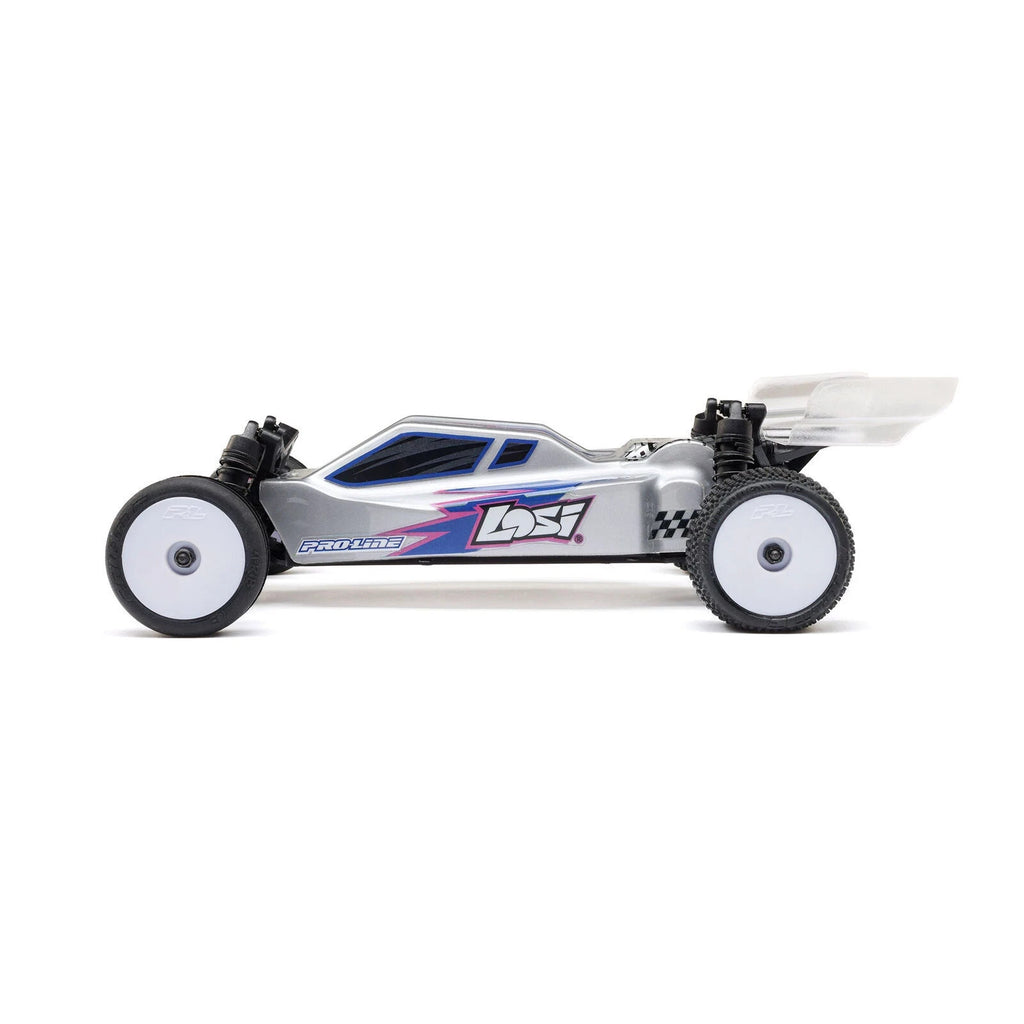 Losi LOS00007T2 1/24 Scale Micro-B MicroB 2WD RTR Ready to Run Buggy : Silver