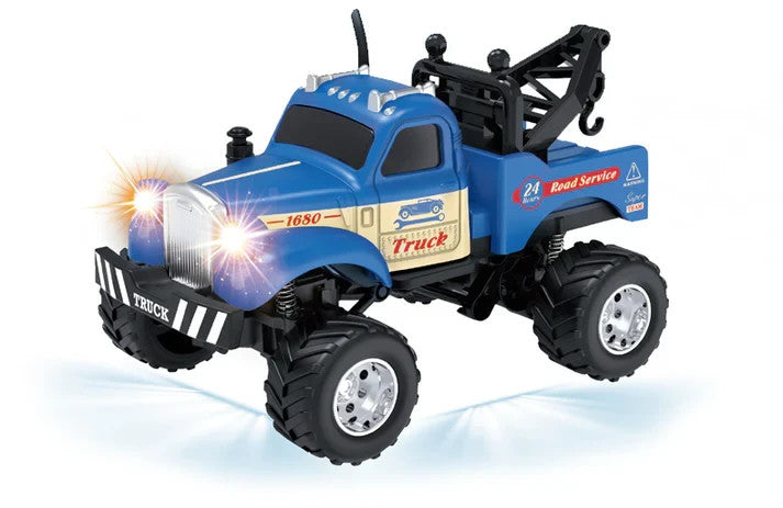 1:64 R/C Q-version Rescue Vehicle With APP control HG4-230 Navy