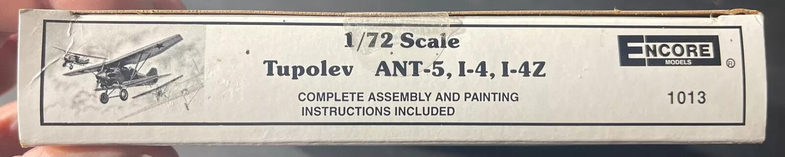 Encore Models Tupolev ANT-5, I-4, I-4Z Aircraft Model Kit No. 1013, 1/72 Scale