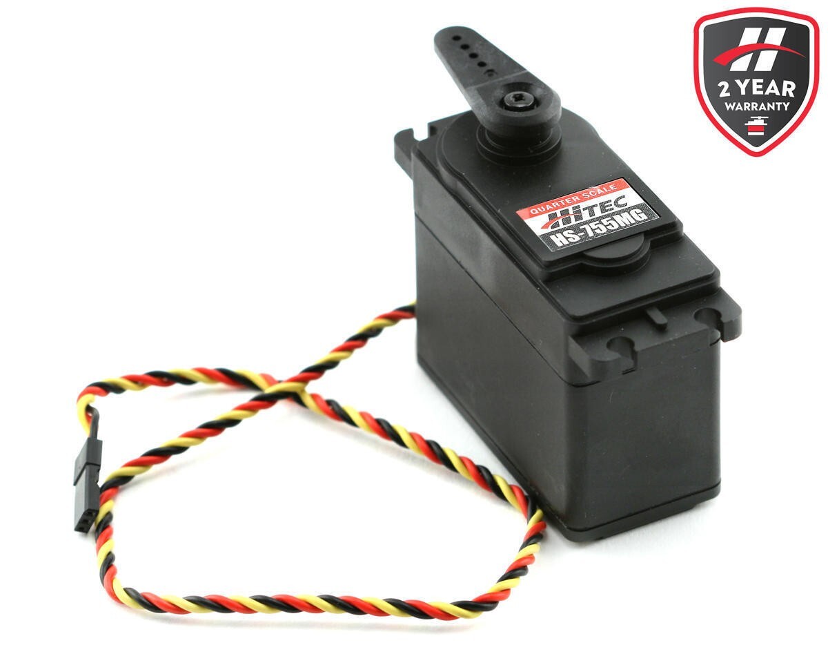 2Pack Hitec HS-755MG Giant RC Scale Metal Gear 2BB Servo HS755MG HS755 755MG 755