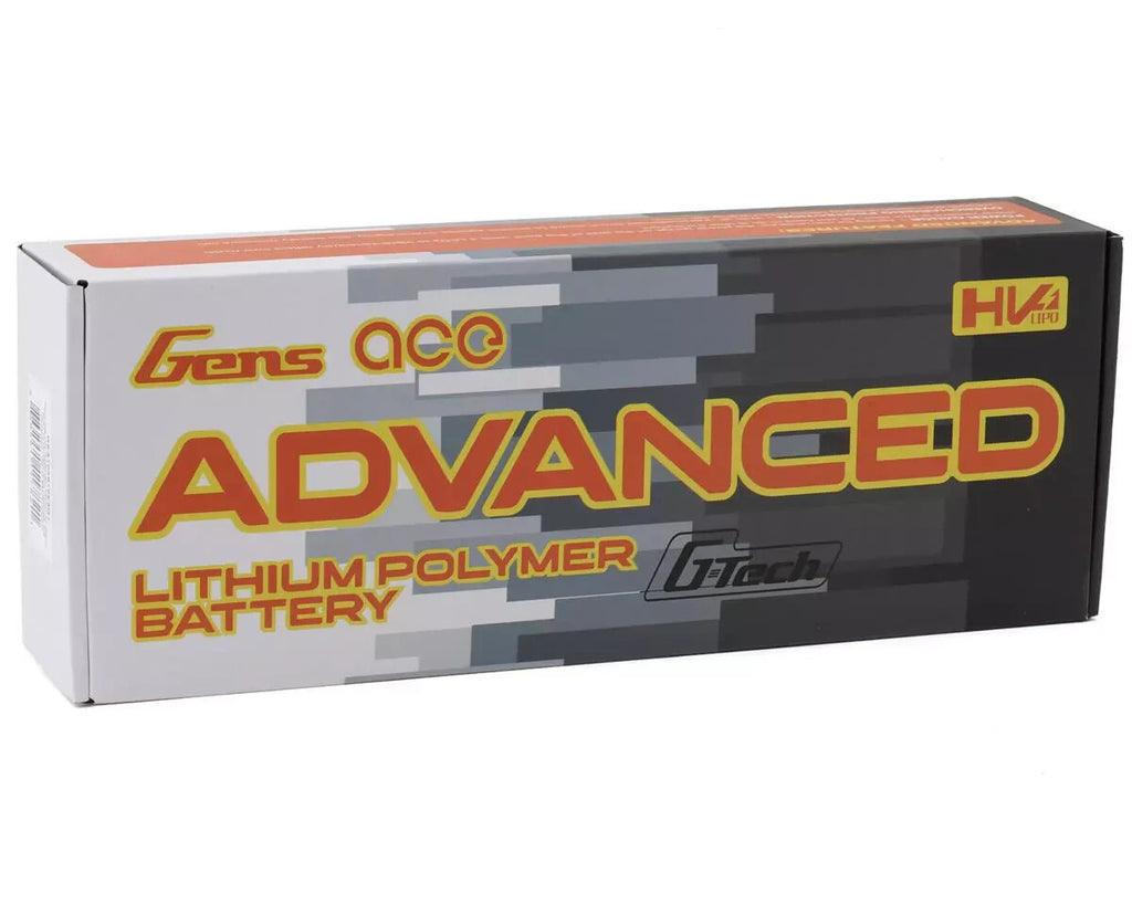 Gens Ace Advanced 10000mAh 15.2V 100C 4S HardCase Lipo Battery Pack EC5 : G-Tec