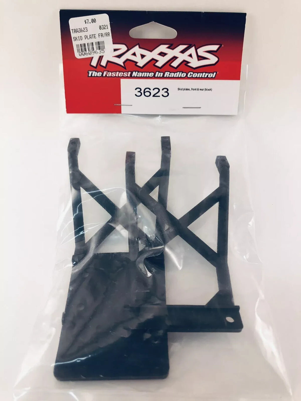 Traxxas 3623X Blue Front & Rear Skid Plates for Stampede 2WD, Skully, BIGFOOT