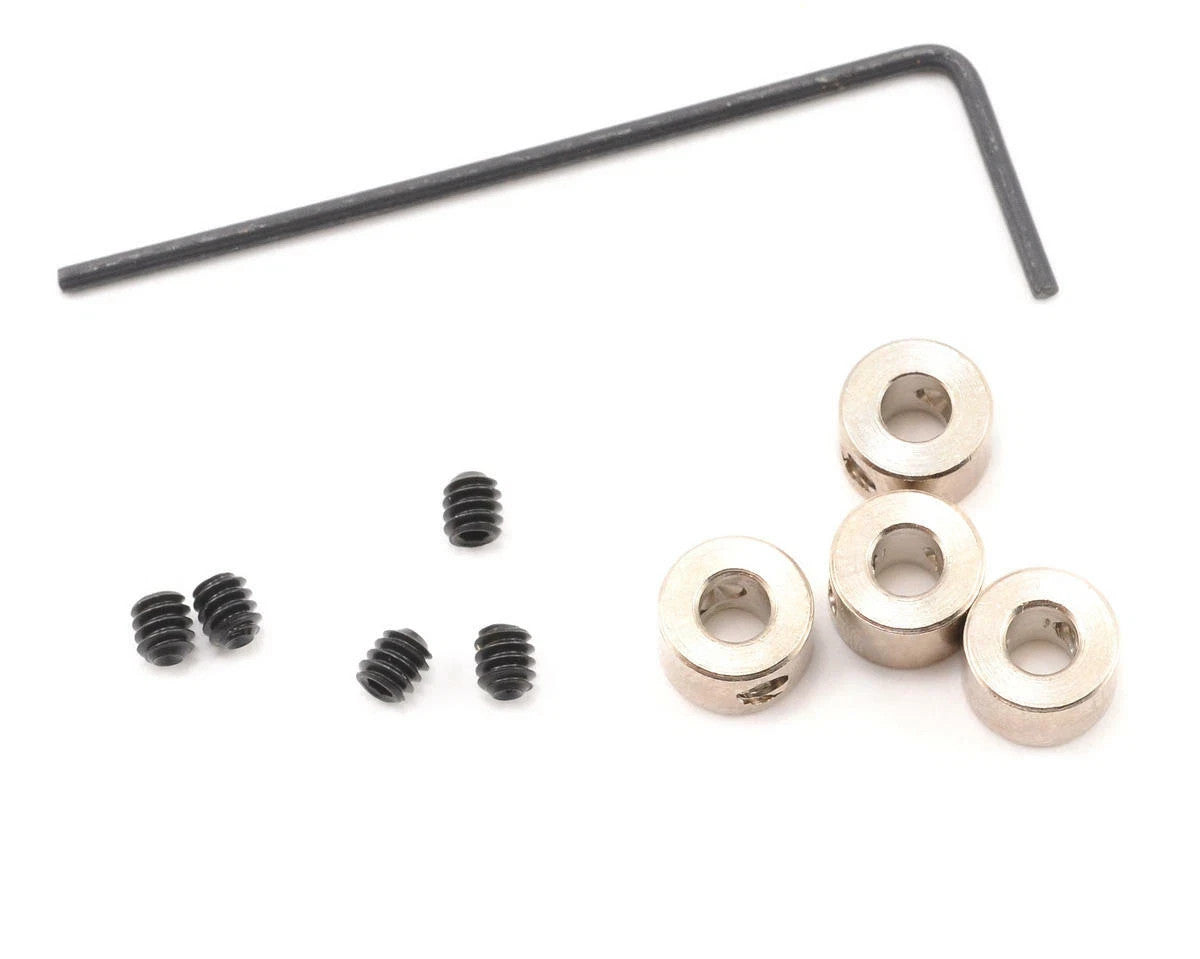 DuBro RC Remote Control Wheel Collars 1/8 1/8" Plated Brass Dura Collars DUB139