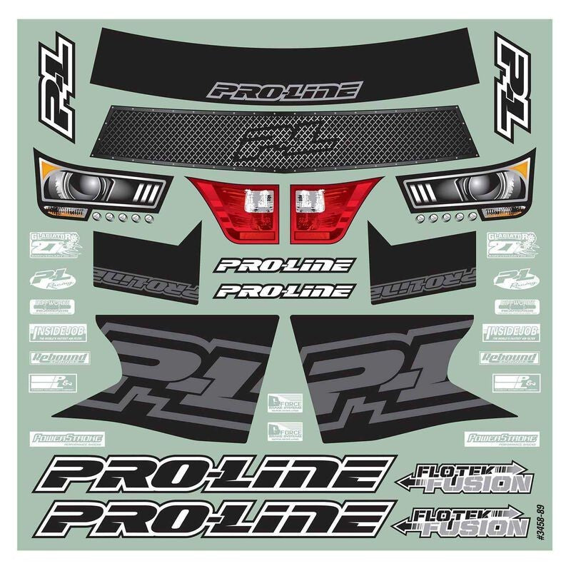 ProLine 345817 PreCut 1/10 Scale Flo-Tek Fusion Short Course Clear Body