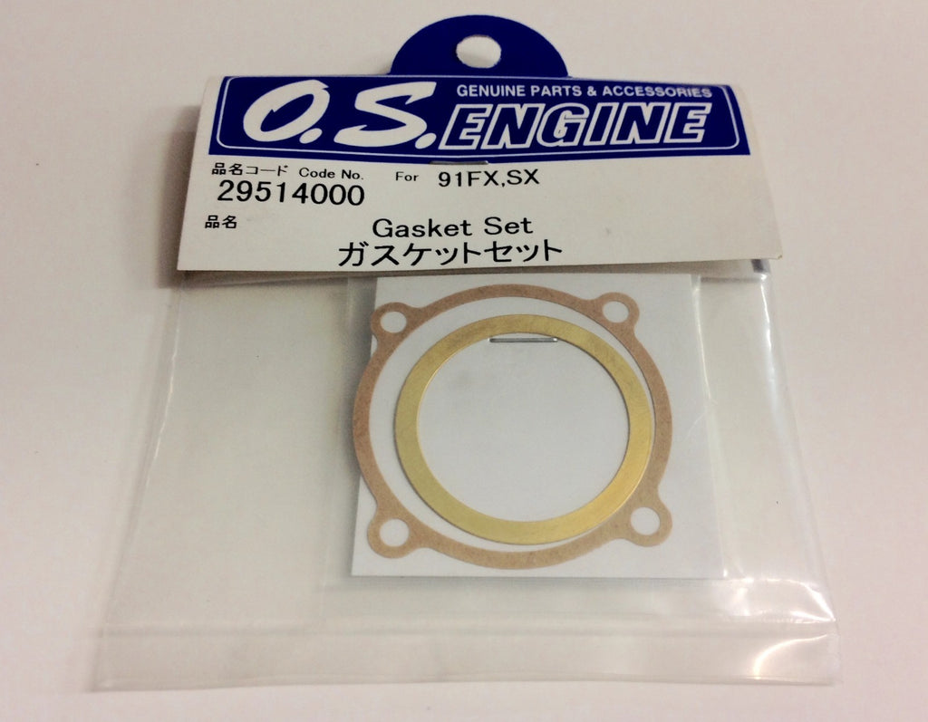 O.S. OS 29514000 RC Remote Control Engine Engines Gasket Set For: .91 91 FX SX