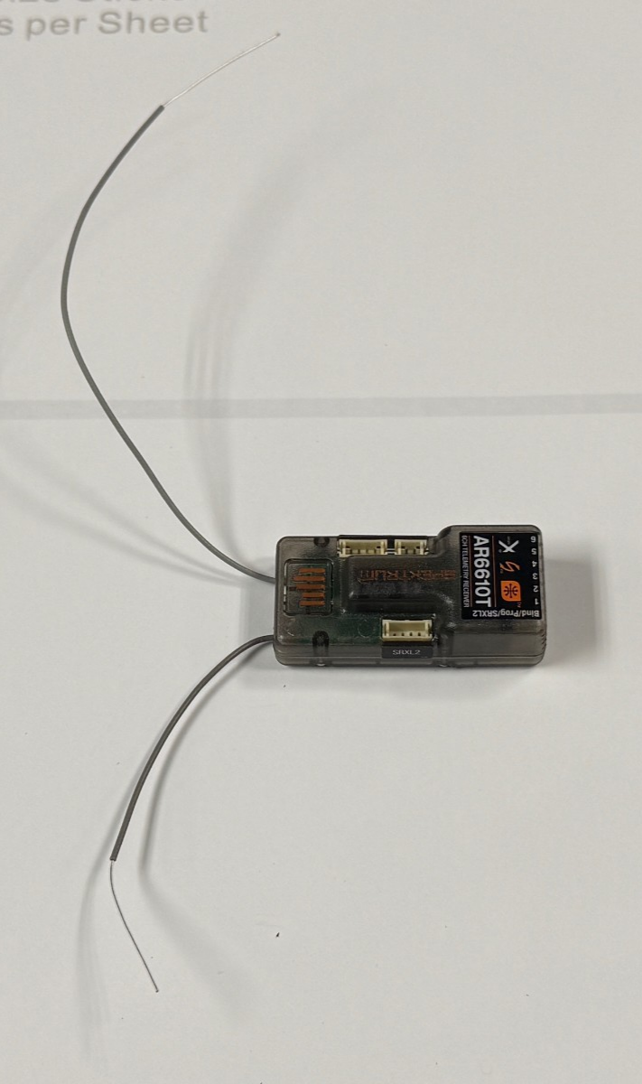 Spektrum AR6610T AR6610 DSMX 6 Channel 2.4GHZ Telemetry Receiver SPMAR6610T  