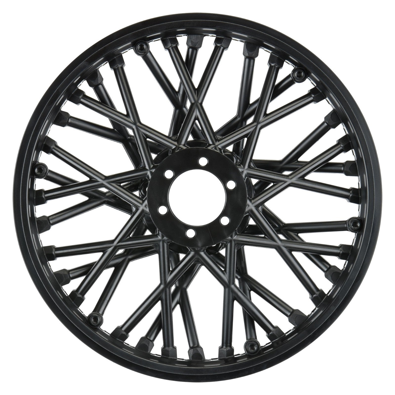 Pro-Line 283203 Bullyspoke V2 Bead Front Wheel Black For PM-MX